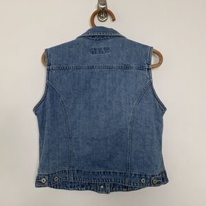 L.A. Blues Jackets & Coats - L.A. Blues Denim Button-up Vest Mid Wash XL #2804 L.A. Blues Jackets & Coats - L.A. Blues Denim Button-up Vest Mid Wash XL #2804